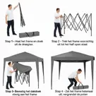 Partytent - 3X3m - Easy-Up Tent - Cuhoc