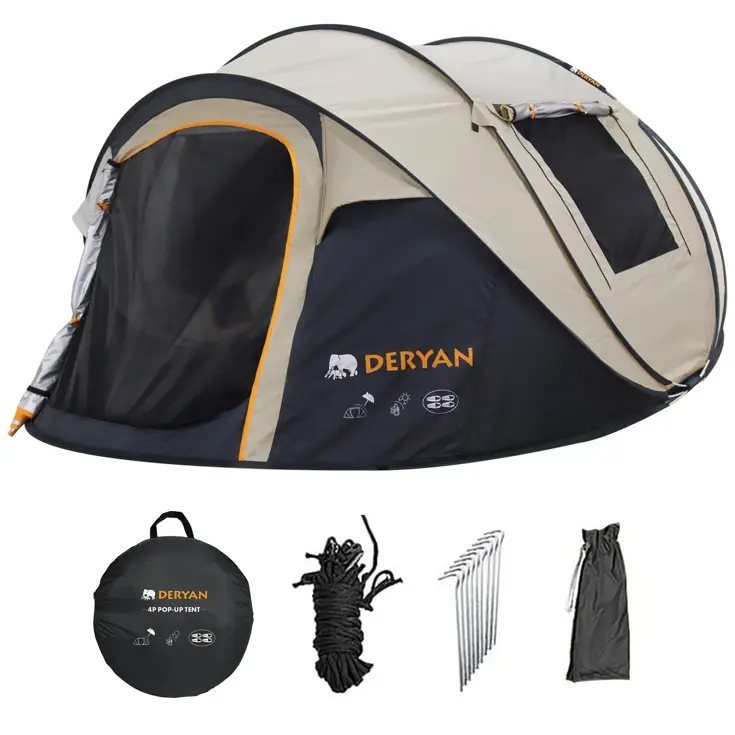 Luxe Pop Up Tent - 4 persoons - 2000MM waterkolom