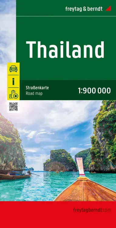 Wegenkaart Thailand