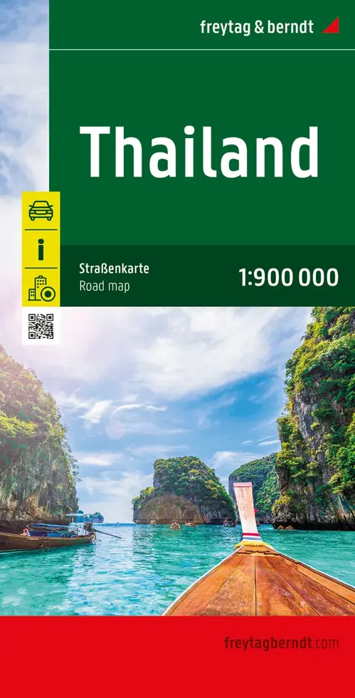 Wegenkaart Thailand
