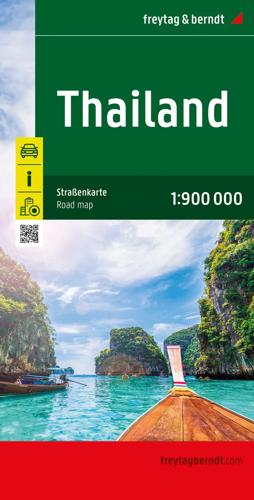 Wegenkaart Thailand