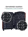 Reiskoffer L ABS 95L met TSA-slot en 360° wielen