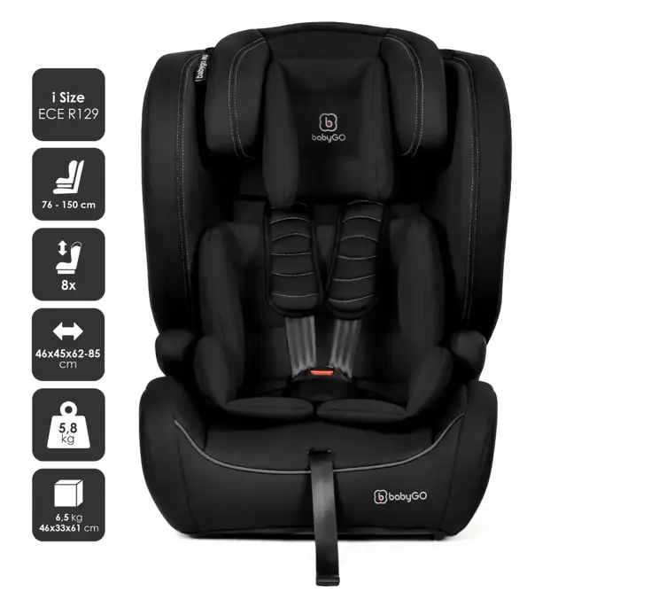 BabyGo Freemove 76-150 cm i-Size Autostoel
