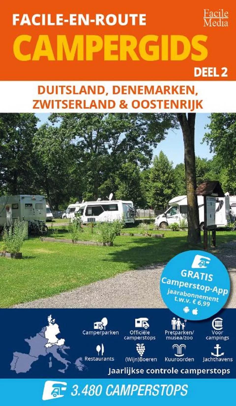 Facile en Route  Campergids Duitsland Denemarken Zwitserland en Oostenrijk main product image