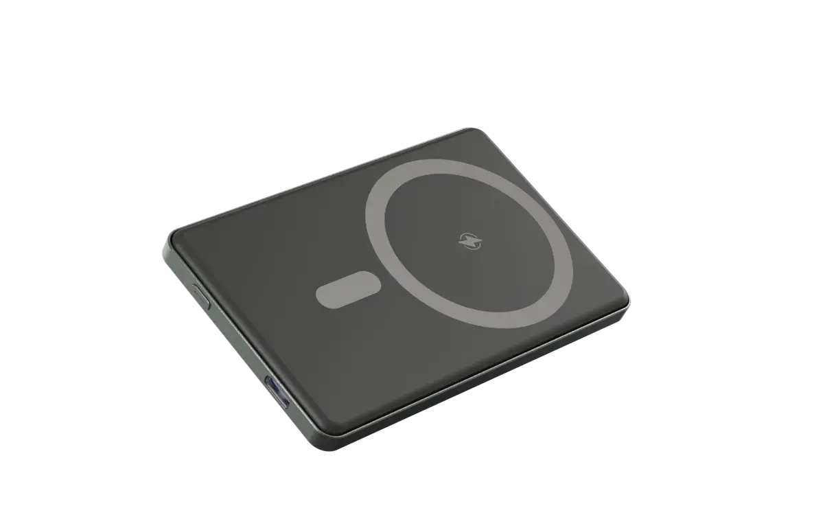 PQCW10010 - Zwart - Powerbank Magsafe - Denver