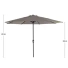 Lotus Ø300 Stokparasol Garden Impressions