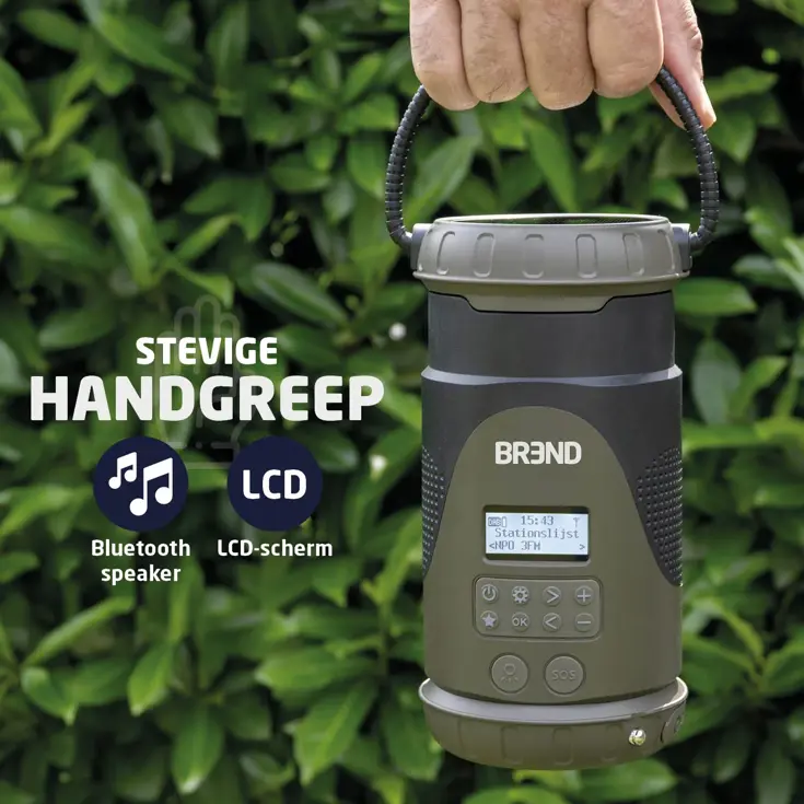 BR-2245 Campingradio met Lantaarn