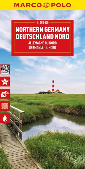 Wegenkaart Duitsland Noord