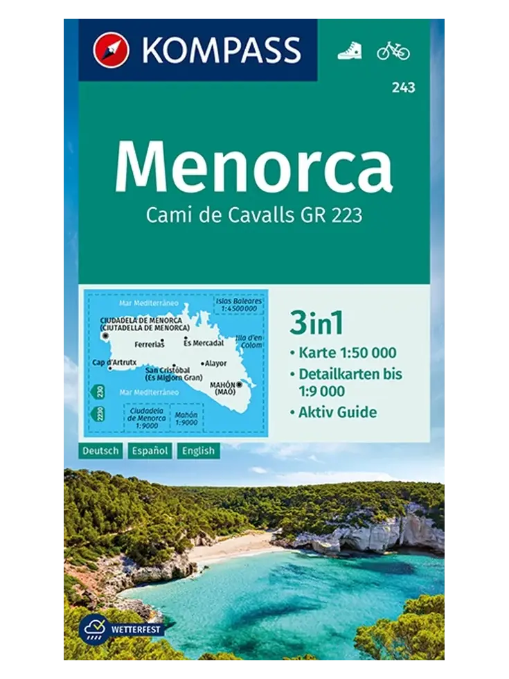 Wandelkaart WK243 Menorca