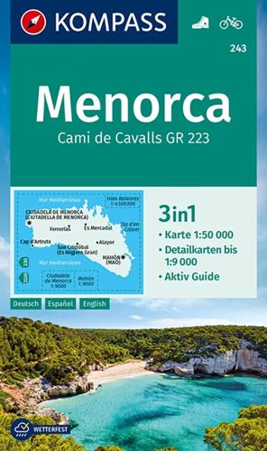Wandelkaart WK243 Menorca