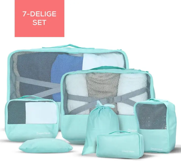 Packing cubes  7 stuks  complete set