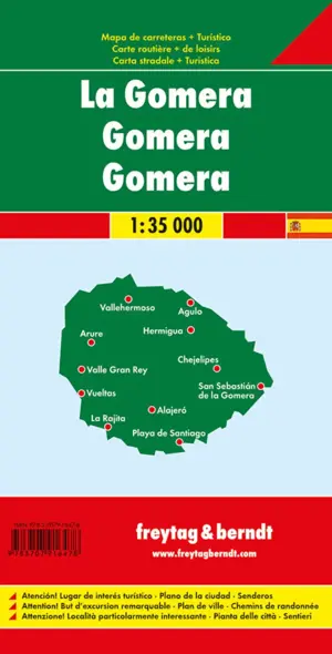 Wegenkaart La Gomera