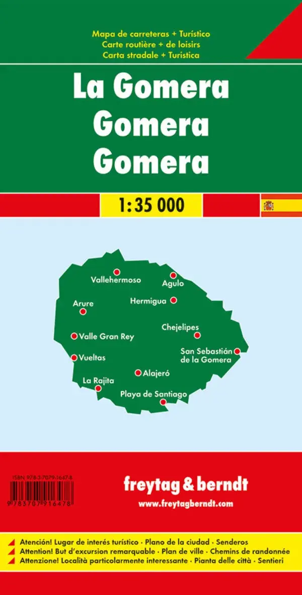 Wegenkaart La Gomera