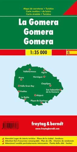 Wegenkaart La Gomera