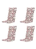 Blaze - Kussen hoge rug - Set van 4