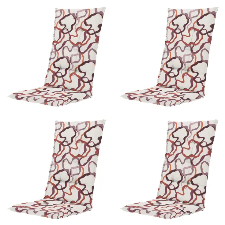 Blaze - Kussen hoge rug - Set van 4
