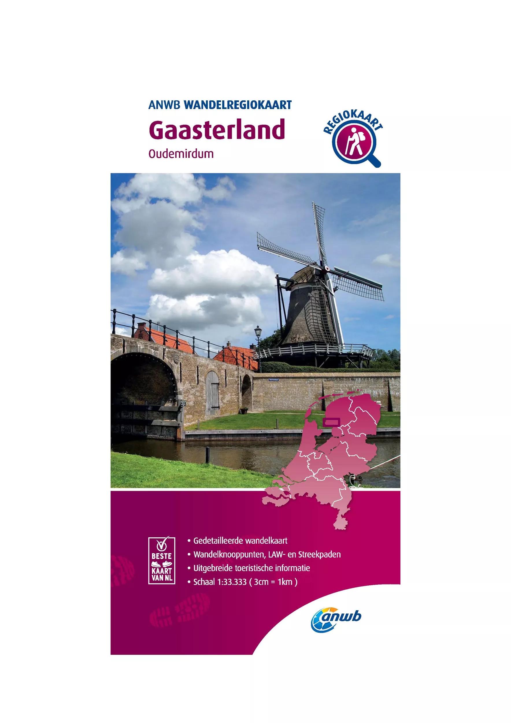 ANWB  Wandelkaart Gaasterland main product image