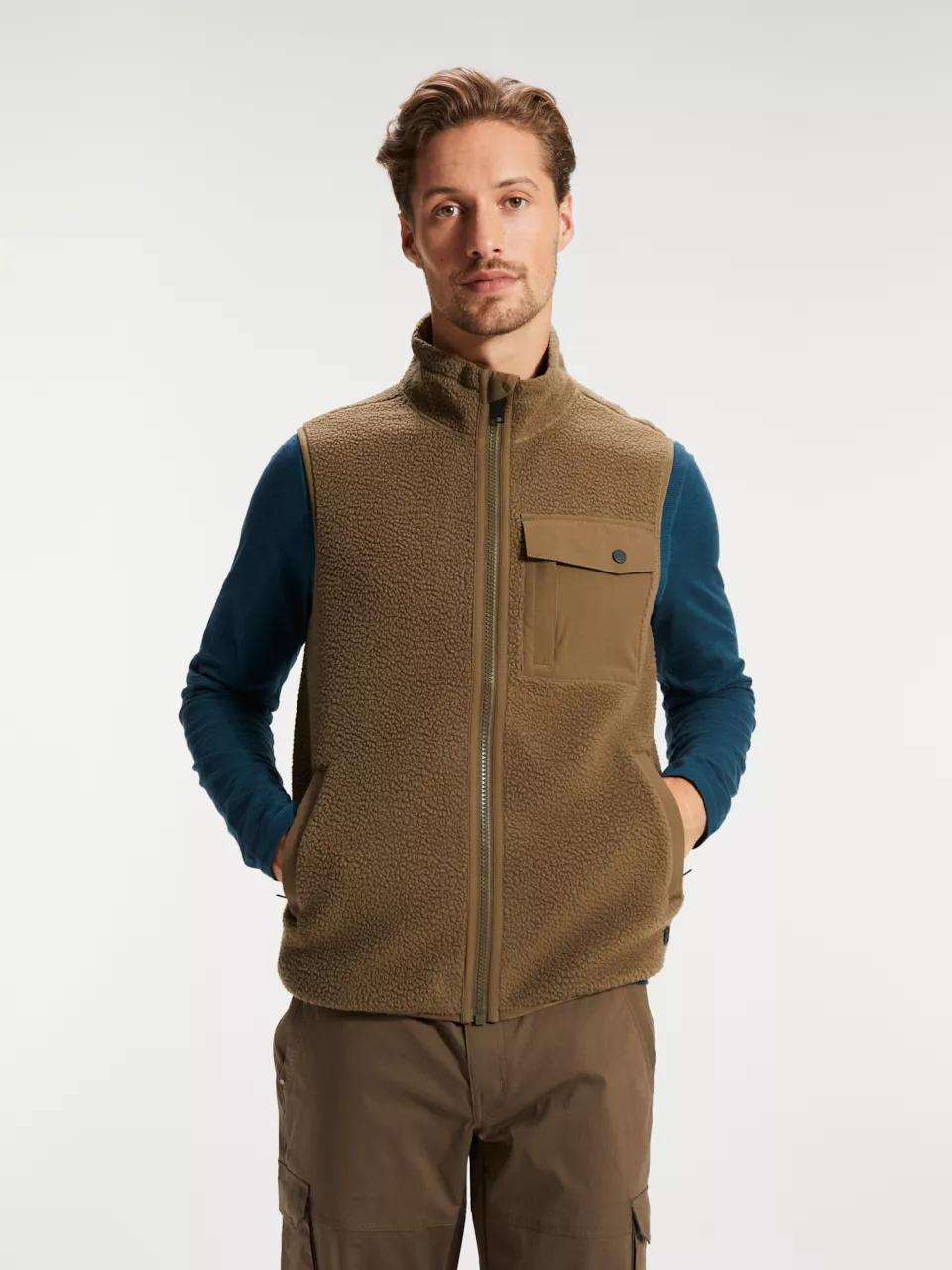 ANWB  Nicop  Fleece bodywarmer heren  Human Nature  Groen   S main product image