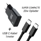 Bluestar Ereader Oplader 20w + 1 Meter Type C