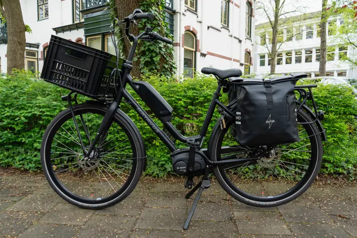 Voltano Dubbele Fietstas Rolltop E-bike Pro