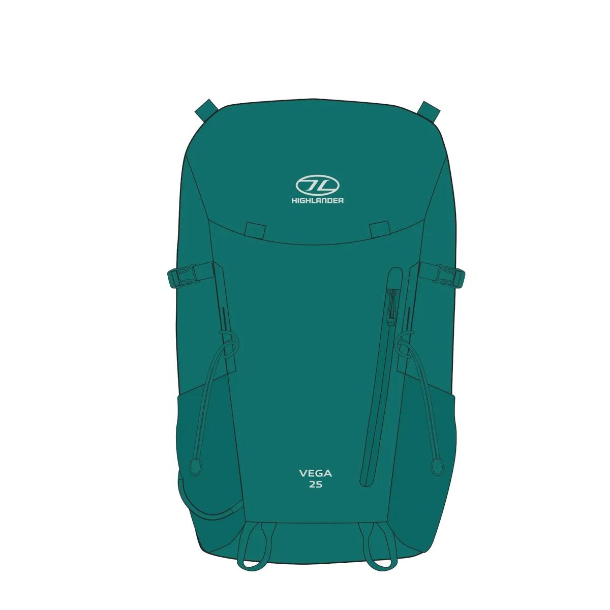 Highlander Outdoor  rugzak Vega dames 25L  Groen