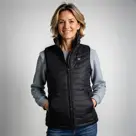 Infrarood verwarmde Bodywarmer Dames - Zwart