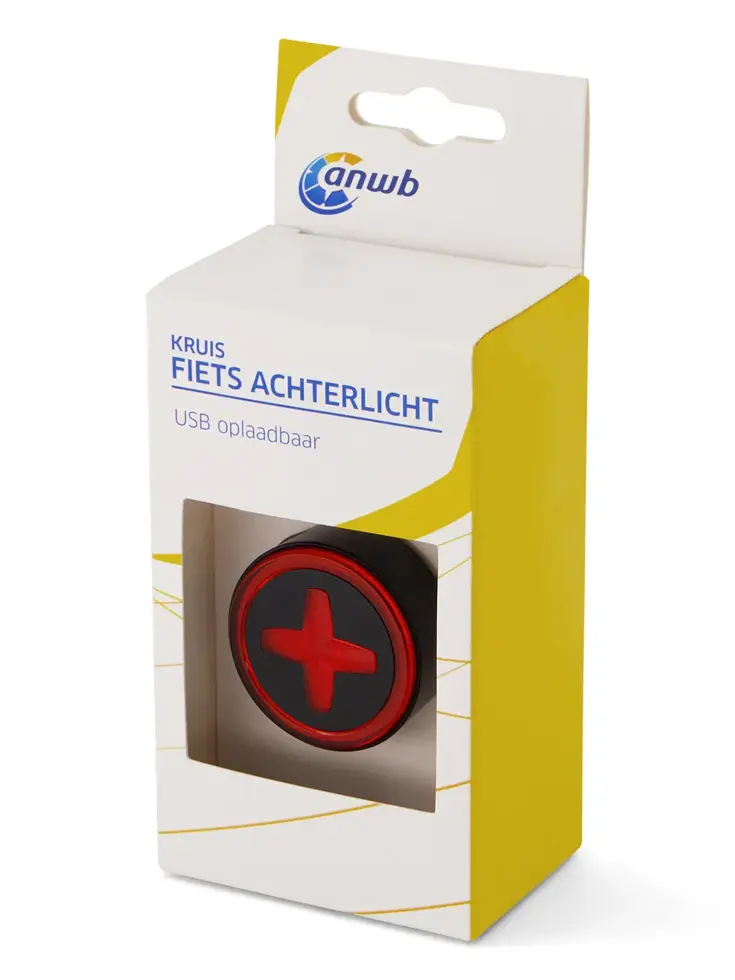 Achterlicht kruis fiets - ANWB

