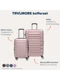 Kofferset – 2 Delig – 38L – Roségoud