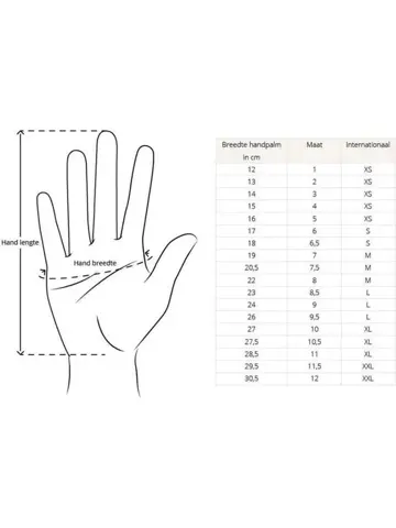 Touchscreen winterhandschoenen