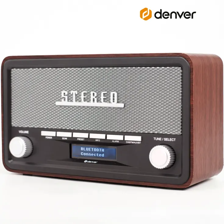 Stereo DAB+/FM radio Bluetooth Alarmfunctie