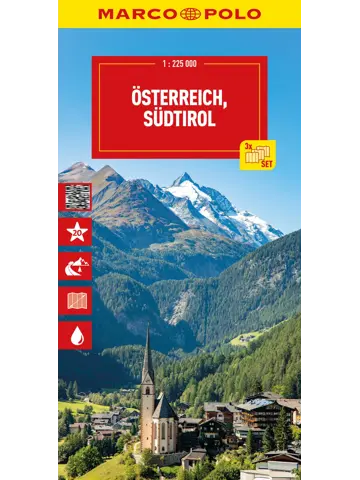 Wegenkaart Oostenrijk - Zuid-Tirol