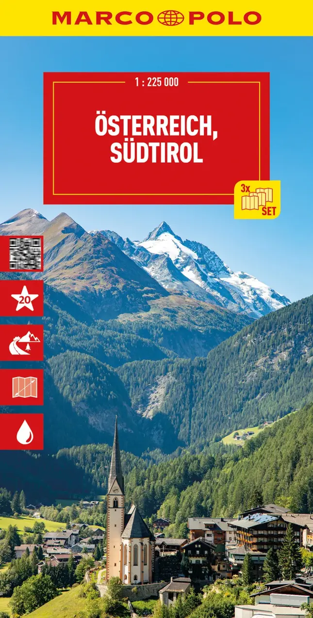 Wegenkaart Oostenrijk - Zuid-Tirol