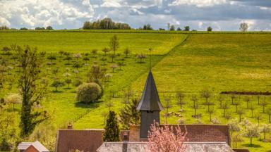sfeer_normandie_departement-calvados_pays-dauge_landweg_kerk_copyright-Calvados-Attractivite