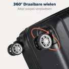 TRVLMORE Kofferset - 3 Delig - 38L