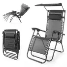 LifeGoods Opvouwbare Tuinstoelen - 2-pack