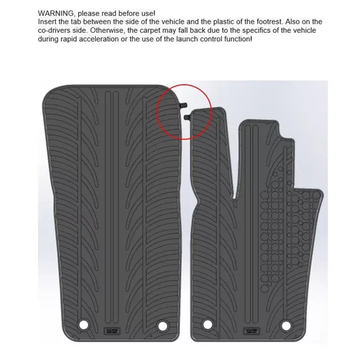 Audi A6 (4F) Sedan 2005-2011 - Kofferbakmat - Gledring
