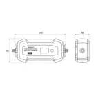 AC080 8 fase autom. acculader, 8,0 A, 12 V