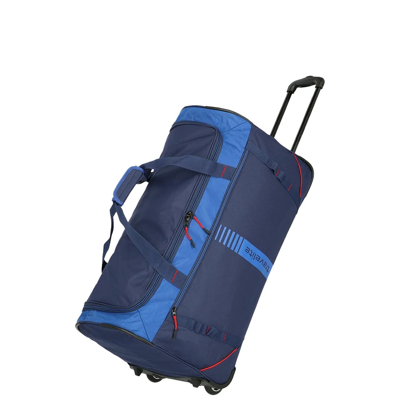 Travelite  Basics wheeled duffle active Blauw  Blauw main product image