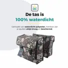 Voltano Dubbele Fietstas Floral Elegance