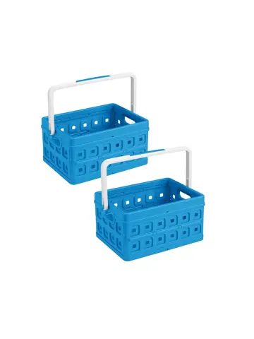 Square - Vouwkrat met handgreep - 24L - 2-dlg