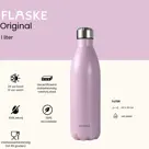 FLASKE 1 liter RVS Drinkfles