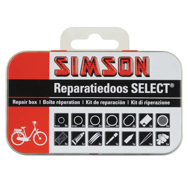 Simson reparatiedoos Select 23-delig