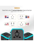 Universele Wereldstekker - Fast Charge