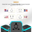 Universele Wereldstekker - Fast Charge