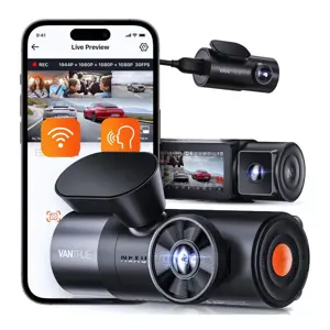 N4 Pro Triple 3CH 4K Wifi GPS dashcam