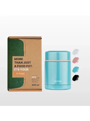 FLASKE  400ML  Herbruikbare Voedselcontainer
