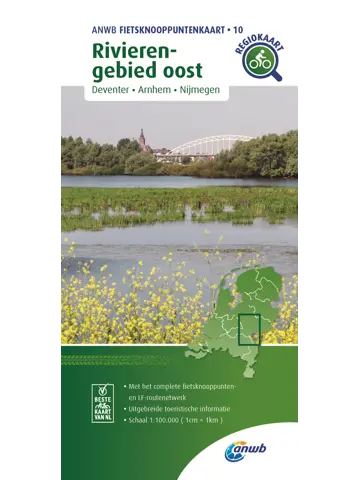 ANWB Knooppuntenkaart 10 Rivierengebied