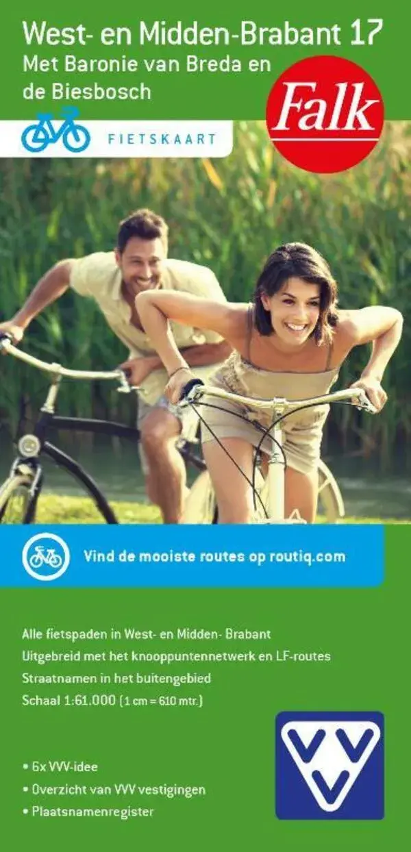 VVV Fietskaart 17 West- en Midden Brabant