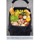 Boodschappentrolley 53L Zwart Met Wielen
