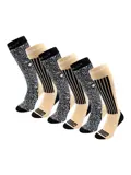 6 paar - Unisex - Skisokken